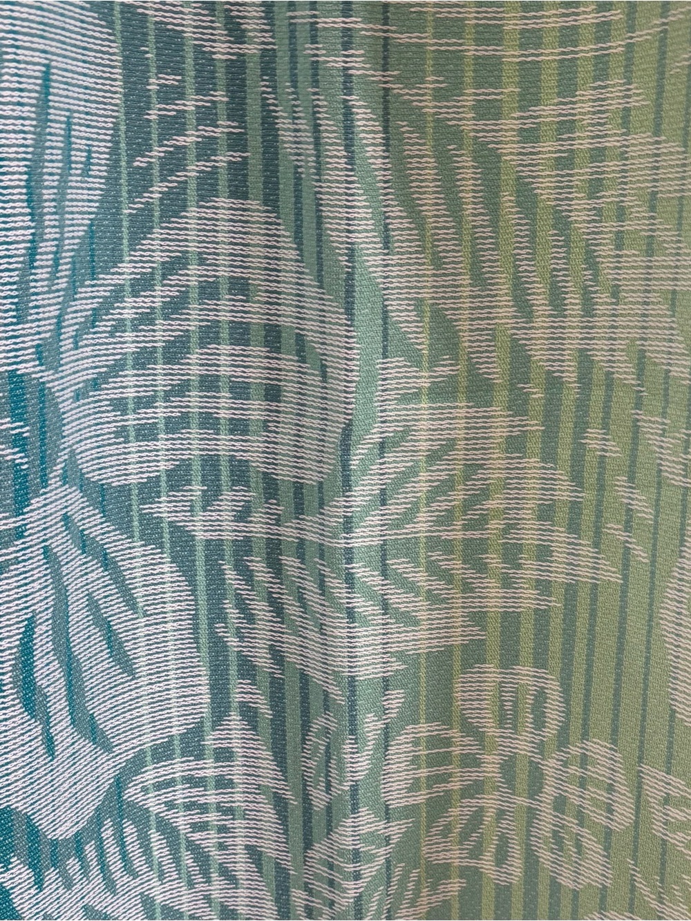 New Reversible adult beach towel. Blue/green